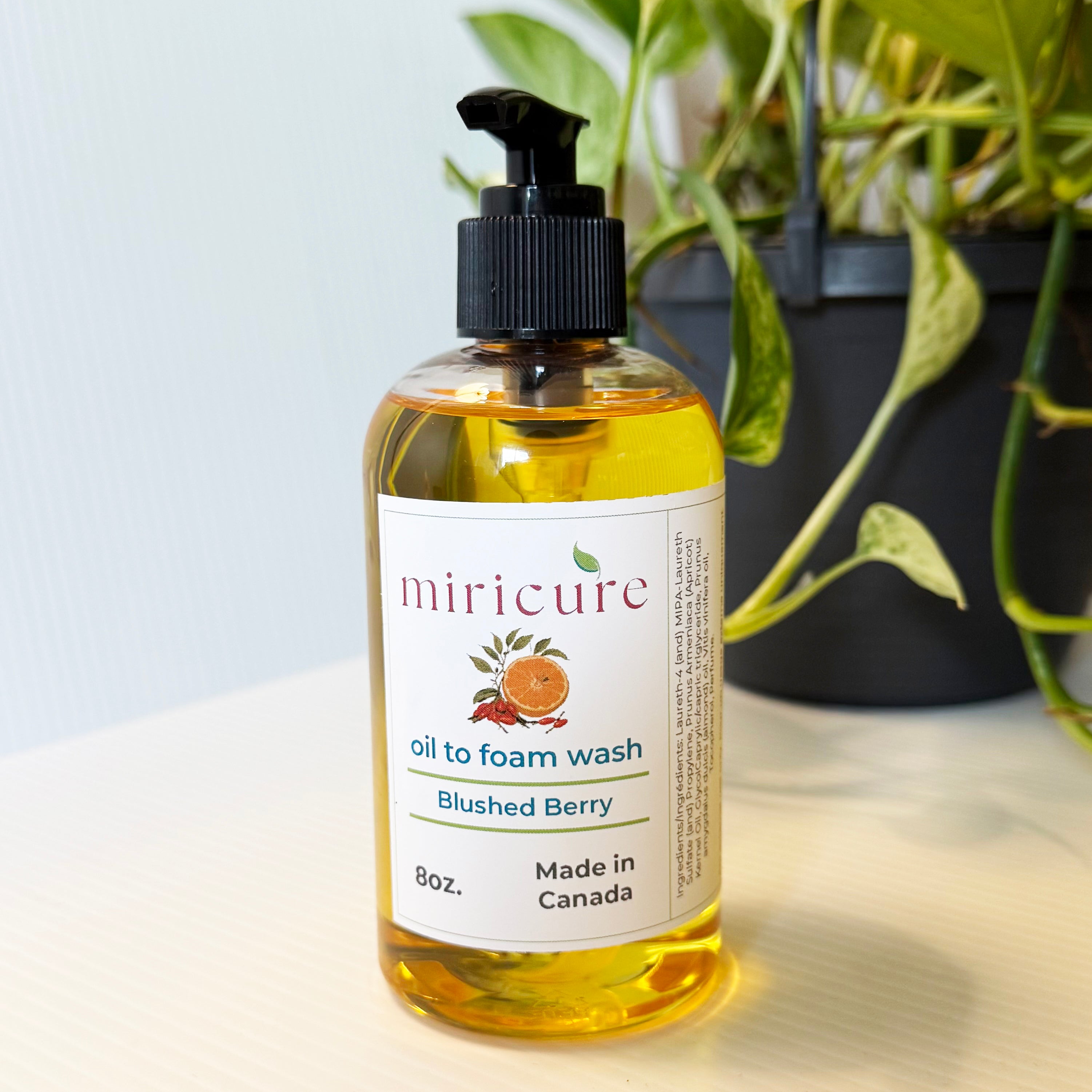 Oil to Foam Wash, Blushed Berry 8oz.